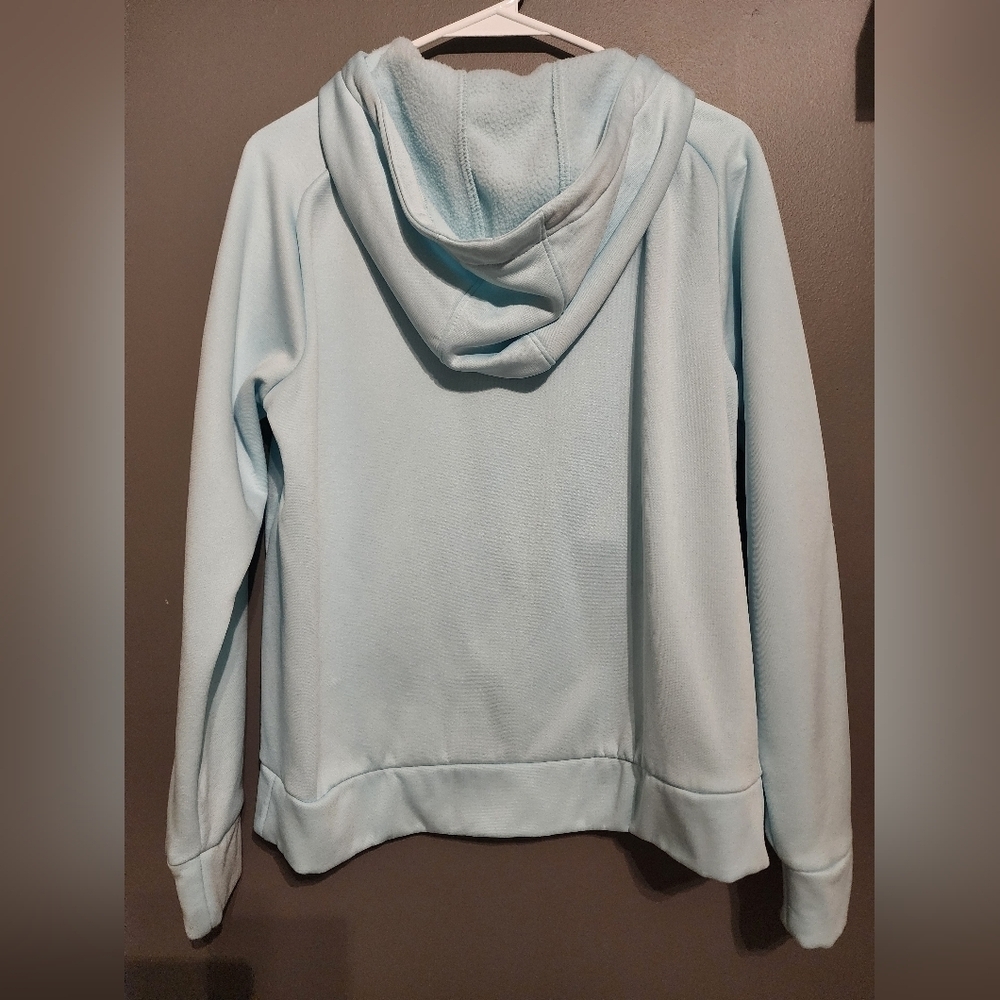Under Armour Womens Light Blue and Gray Hoodie Size Small - Picture 2 of 5